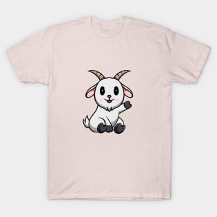 Cute Goat Smiling T-Shirt